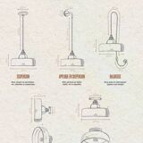 URSULE - Red terracotta - Pendant light