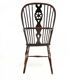 Antique 19th Century Thames Valley Wheel Back Windsor Armchair