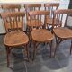 Set of 6 vintage Fischel bistro chairs, 1970s
