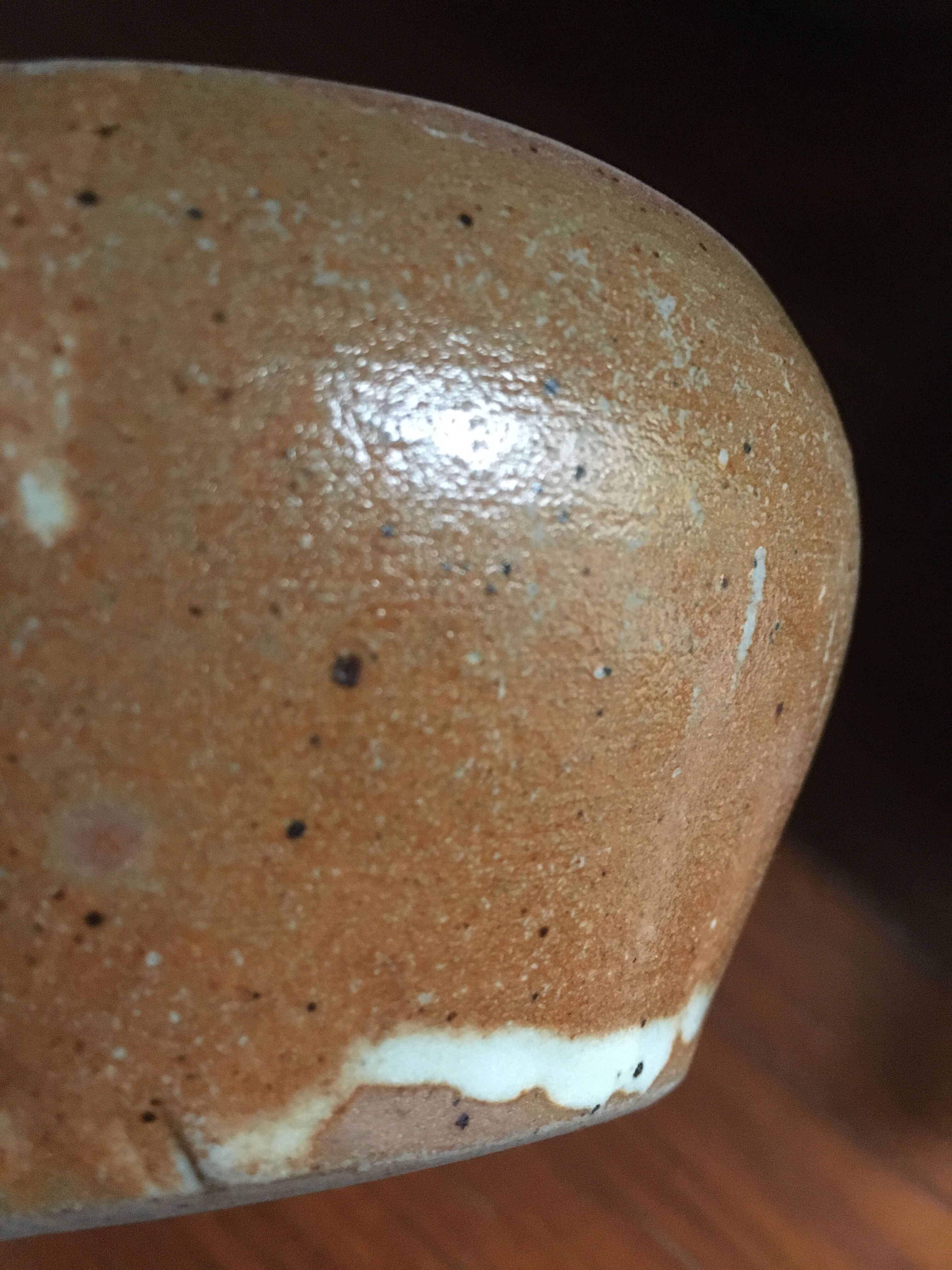 4 enamelled sandstone bowls