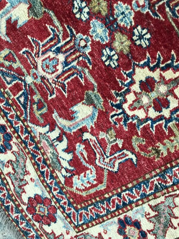 Carpet vintage Chobi Afghan done hand 92 X 116 CM