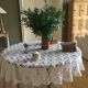 Antique crochet tablecloth