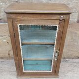 Old Art Deco display case in Burmese teak