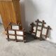 Paire de cadres miroirs Tramp Art 1900