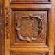 Solid oak wardrobe, Renaissance style