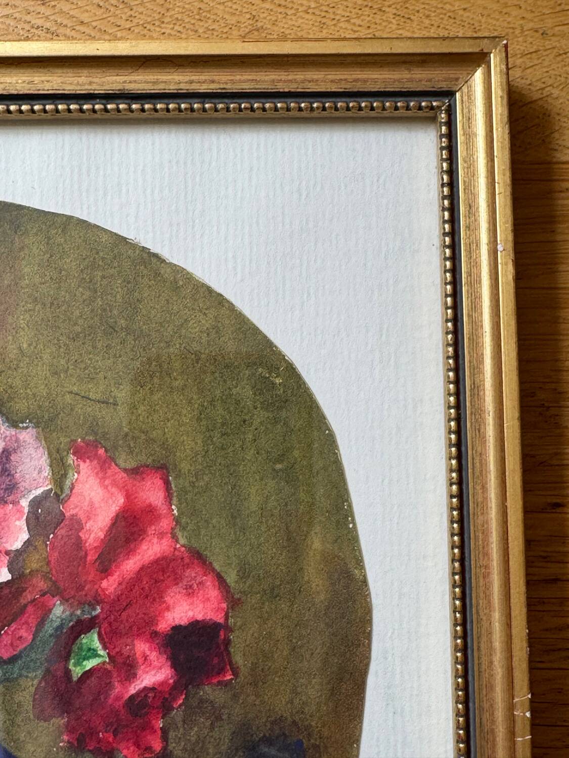 Still life with roses signed Cornillon 20th century