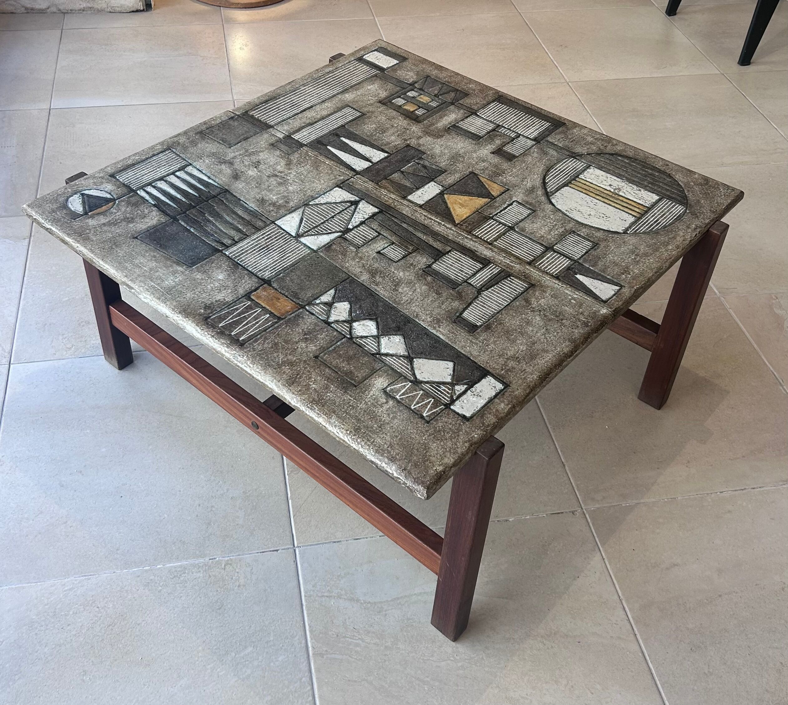 Table Basse « Les 2 potiers » 1965
