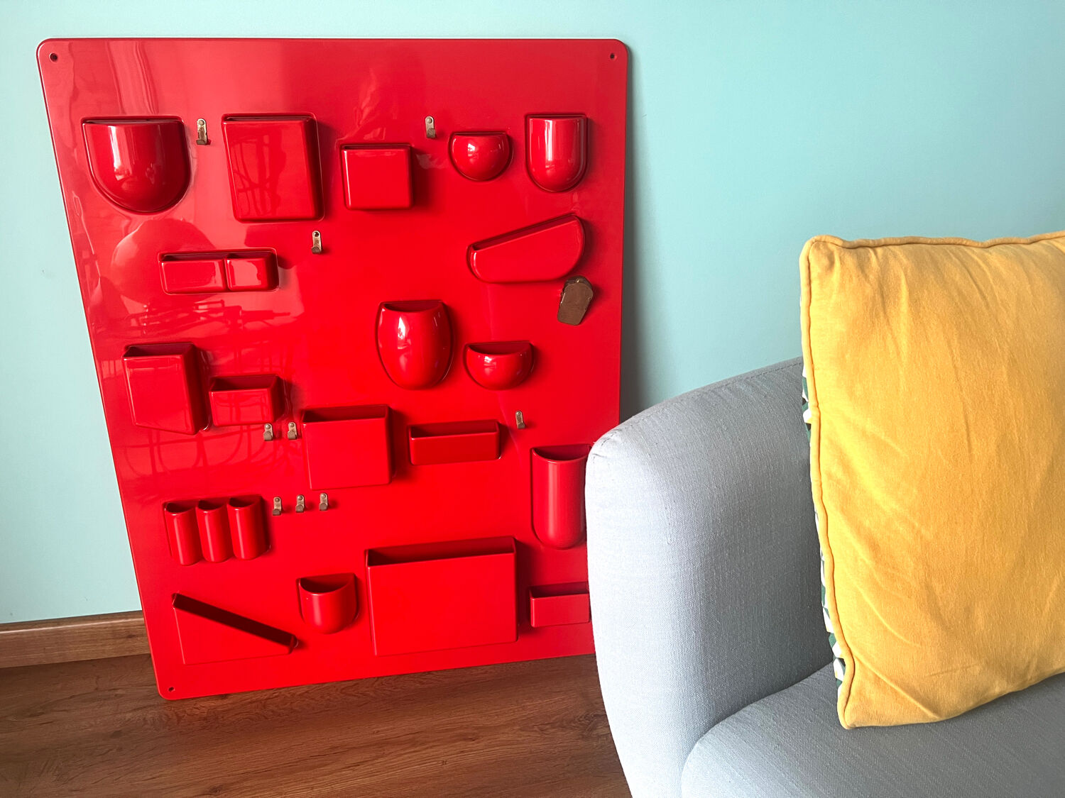 Wall organizer by Dorothee Becker for Maurer / Uten.silo I model, retro organizer german design 1969