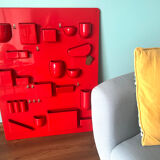 Wall organizer by Dorothee Becker for Maurer / Uten.silo I model, retro organizer german design 1969