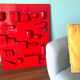 Wall organizer by Dorothee Becker for Maurer / Uten.silo I model, retro organizer german design 1969
