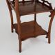 French Art Deco Side Table in Full Oak, 1920