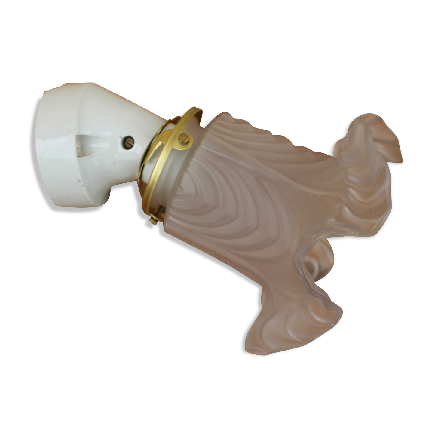 Wall light tulip and porcelain