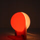 Space Age orange table lamp from Sergio Brazzoli for Guzzini, 1970s