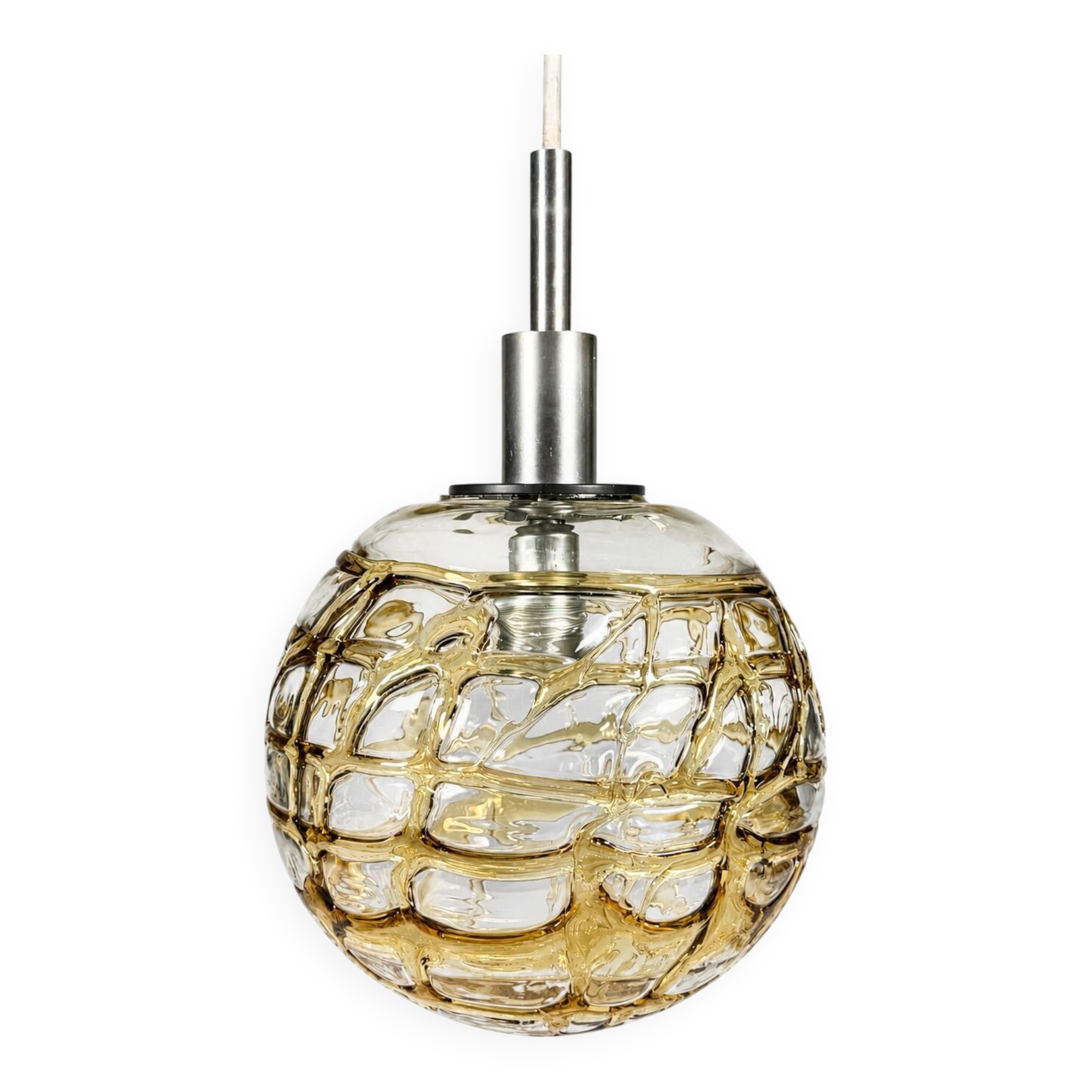 1960s 1970s Globe Ceiling Pendant Lamp by Doria Leuchten Germany