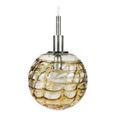 Lampe suspendue Globe des années 1960 1970 par Doria Leuchten Allemagne