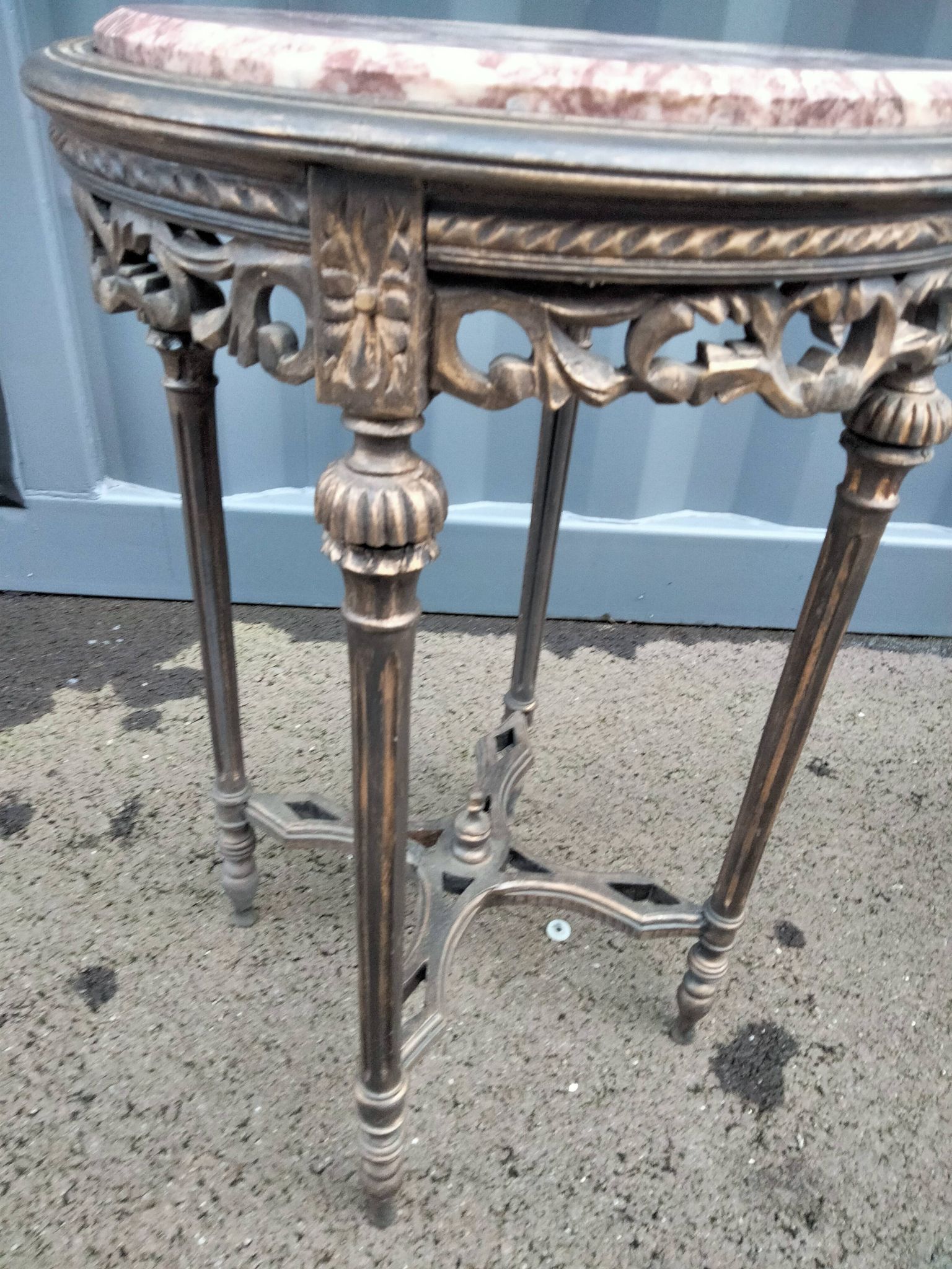 Pair of pedestal tables