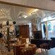 Brewery mirror, hollow engraved glass, perfect condition