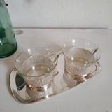 Set old set of sun glass and metal Schott - Gen Mainz