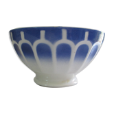 Blue stencil bowl