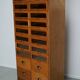 English Haberdashery Shop Cabinet with Glass Fronted Drawers, Circa 1930s