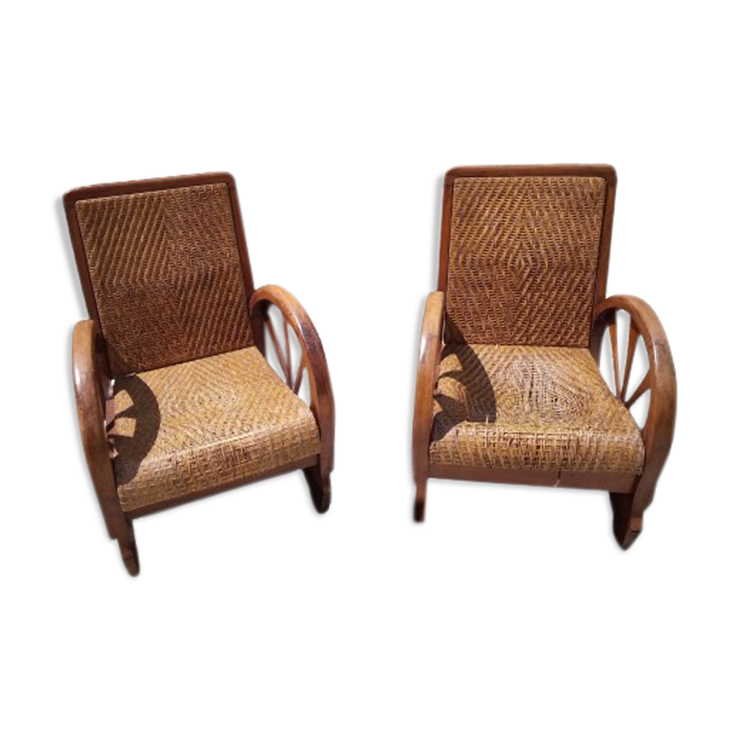 Heating chairs art deco year 30