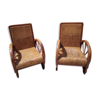 Heating chairs art deco year 30