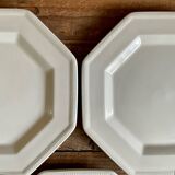 3 Johnson Brothers England Beaded Dessert Plates