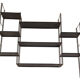 Modular wall shelf string with 8 metal shelves year 60