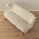 Vintage Cocktail Sofa in Teddy-Fabric