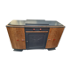 Buffet gris anthracite et bois naturel