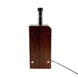 Hollywood regency wood and lucite table lamp base, Italy, 1970s