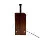 Hollywood regency wood and lucite table lamp base, Italy, 1970s