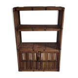 Rattan shelf