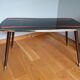 Table basse formica pieds compas fuselés