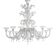 Venetian White “Cà Rezzonico” Murano Glass Chandelier
