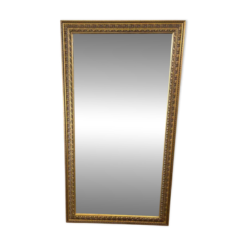 Vintage gold XL wall mirror