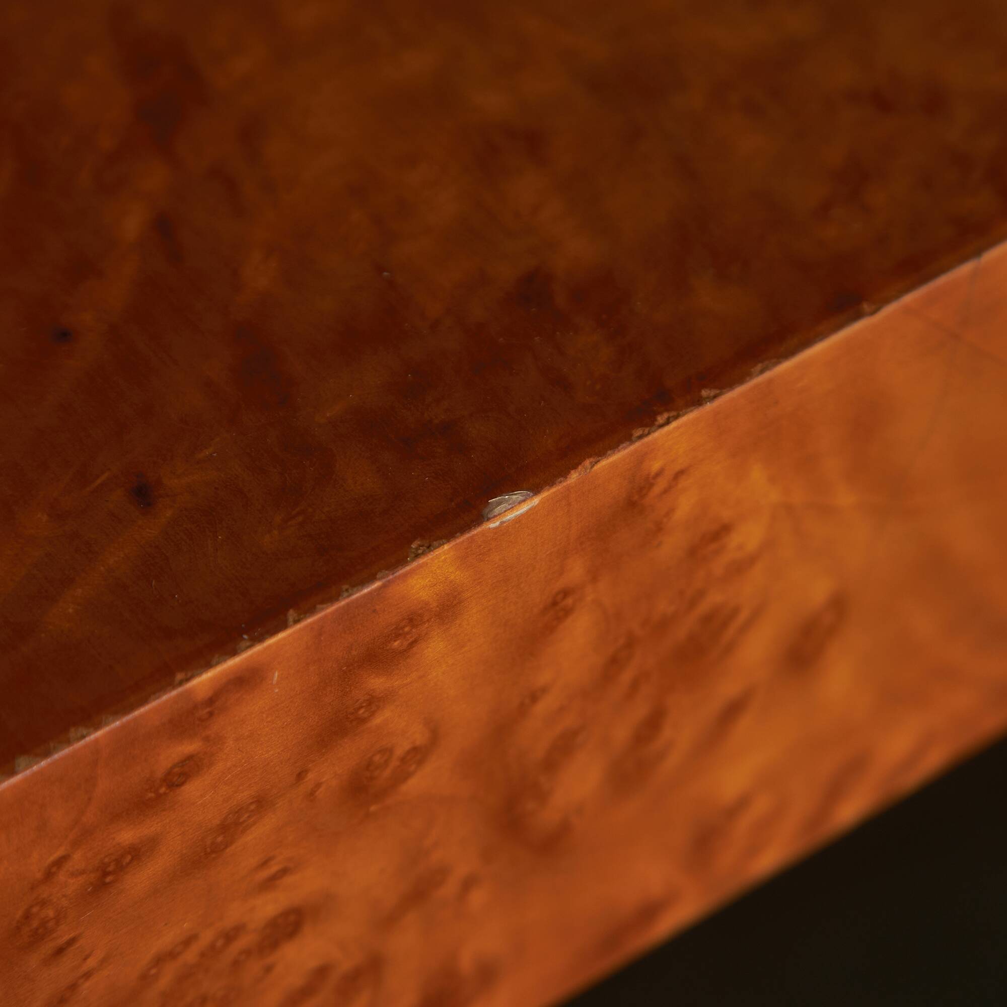 Low Square Coffee Table with Hexagon Patterns