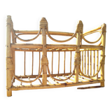 Rattan shelf, several boxes