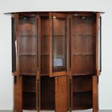 Grand meuble vitrine Art Déco / buffet avec éclairage de luxe