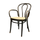 Vintage Bentwood Wide Seat and Arms Bistro Chair