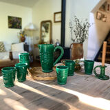 Grandjean-Jourdan Vallauris orangeade service, 1950