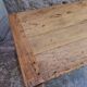 Old farmhouse dining table, rustic kitchen, poplar top, chestnut base, two drawers, 1800–1850.