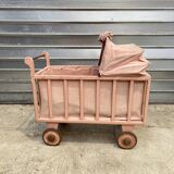 Vintage wooden doll's pram