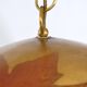 Italian design hanging lamps resin and leaves, 1970s 1980s