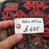 Kazak Rug Wool Oriental HandMade 140x105cm vintage carpet Turkish Persian