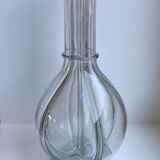Liquor decanter with molded glass compartments early XXth