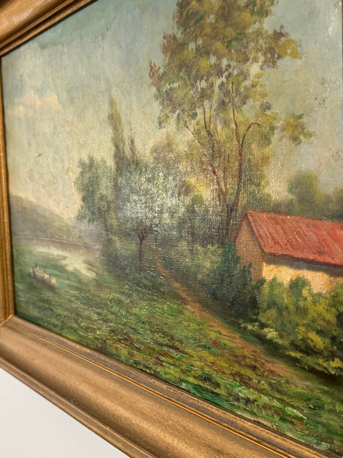 Tableau style Barbizon 19ème
