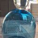 Blue glass vase design