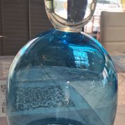 vase en verre bleu Design