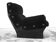 Fauteuil & ottoman par Osvaldo Borsani pour Tecno 1965